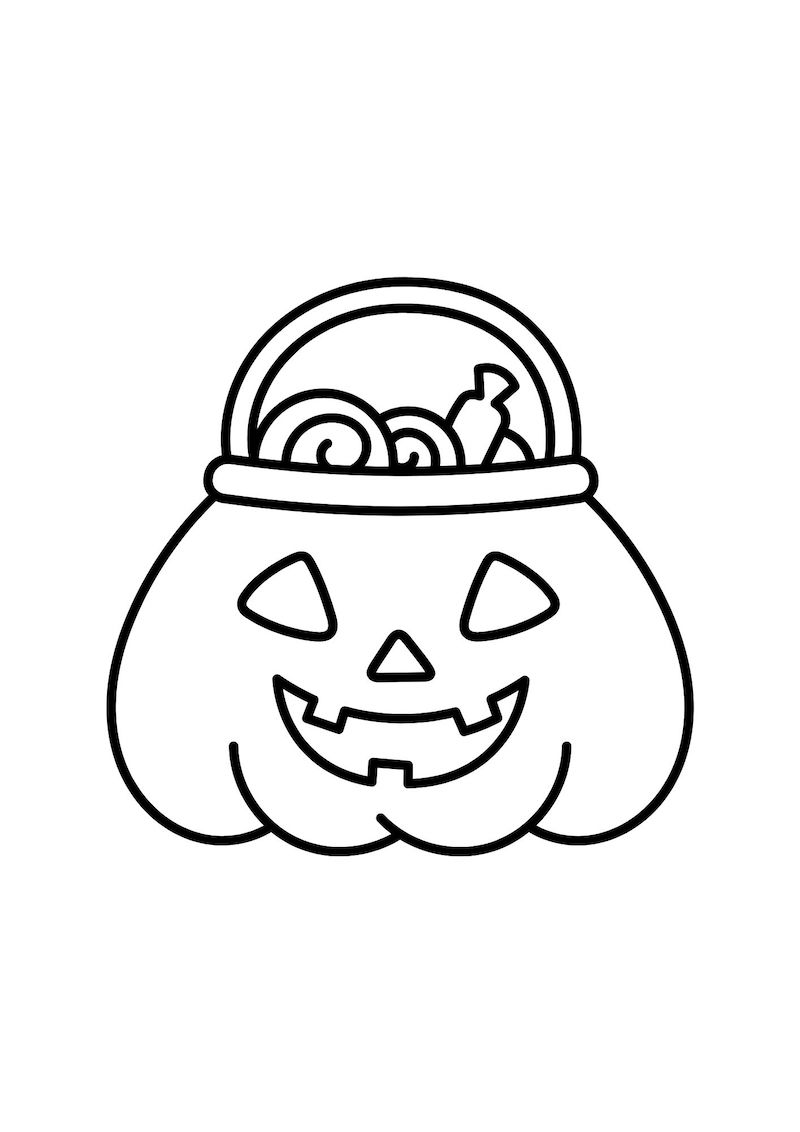 dibujos de halloween para pintar con niños y niñas